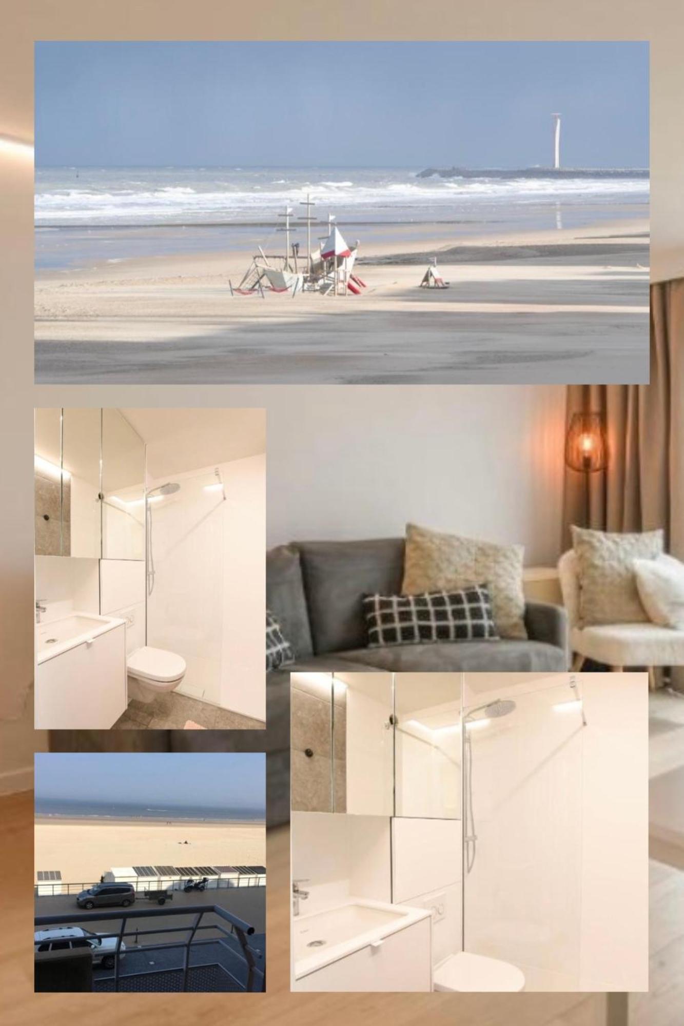 Studio Zwembad Met Frontaal Zeezicht Ostend Exterior photo